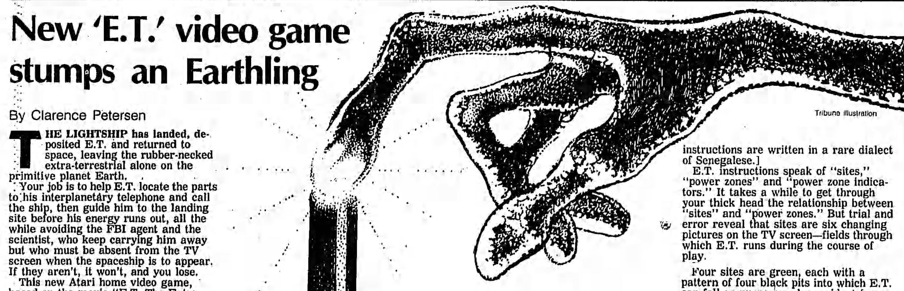 Las Resenas Que Demuestran Que E T No Es El Peor Juego De La Historia La Tercera